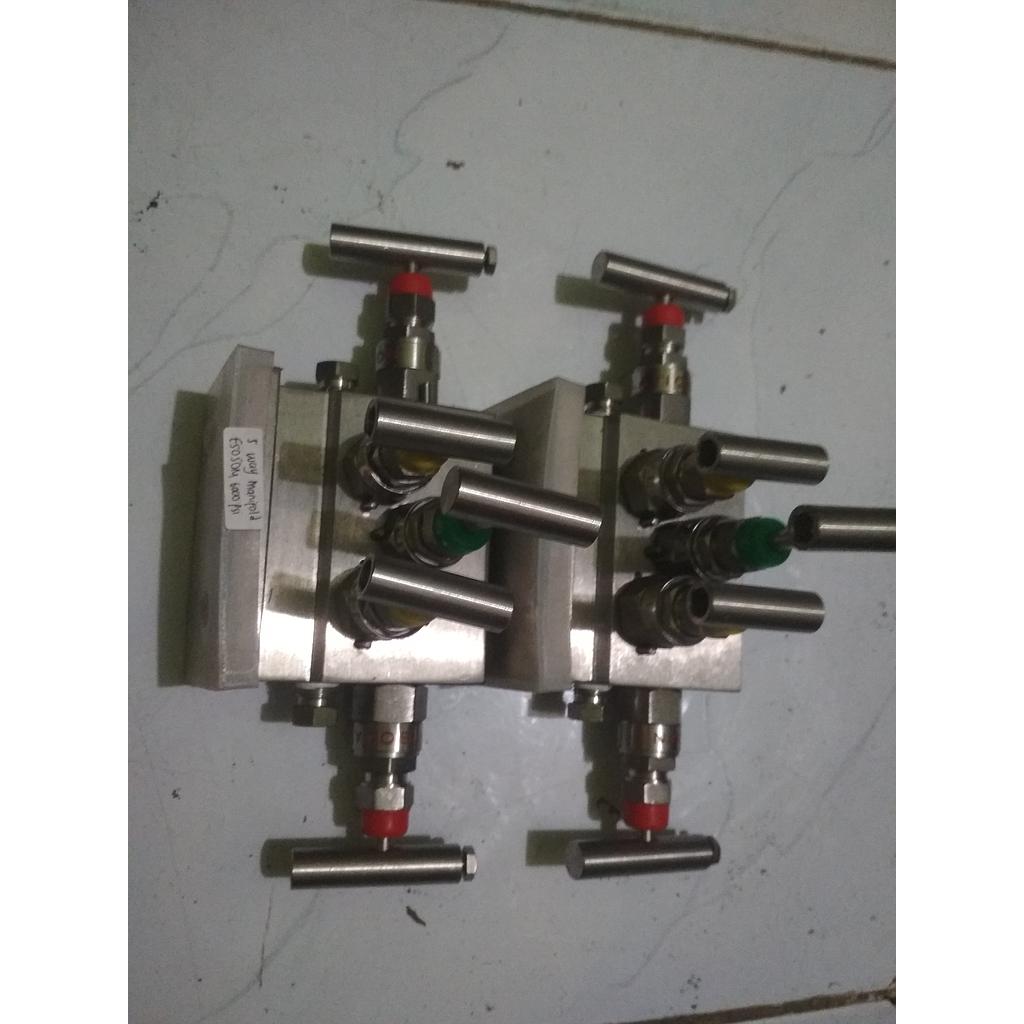 5 Ways Manifold, Range: 6000 Psi, Material: SST 316, Brand: Excelock