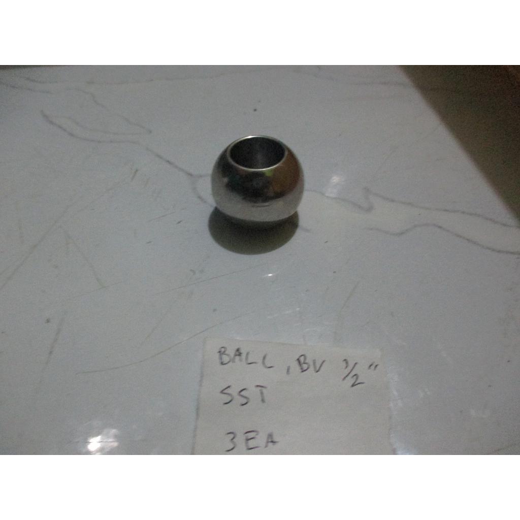 Ball, Ball Valve Size 1/2&quot;, Material: Stainless Steel 316