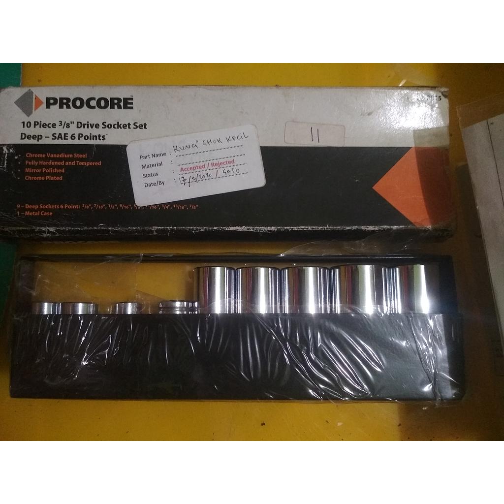 Kunci Shock PROCORE, Size: 3/8&quot;, 7/16&quot;, 1/2&quot;, 9/16, 5/8&quot;, 11/16&quot;, 3/4&quot;, 13/16&quot;, 7/8&quot;