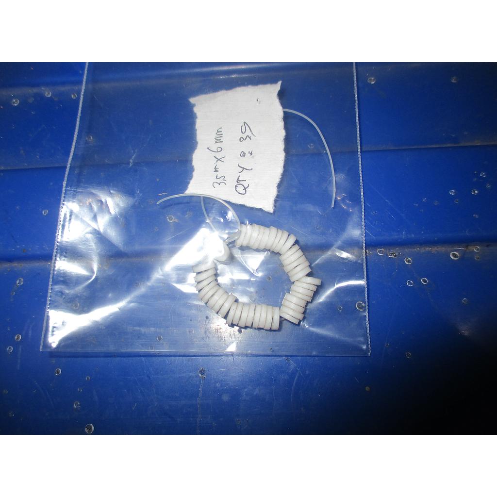 Seal O Ring Teflon; Diameter 3.5mm x 6mm