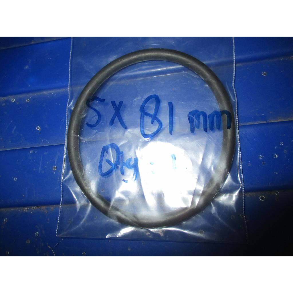 Seal O Ring Viton; Dia 5mm x 81mm