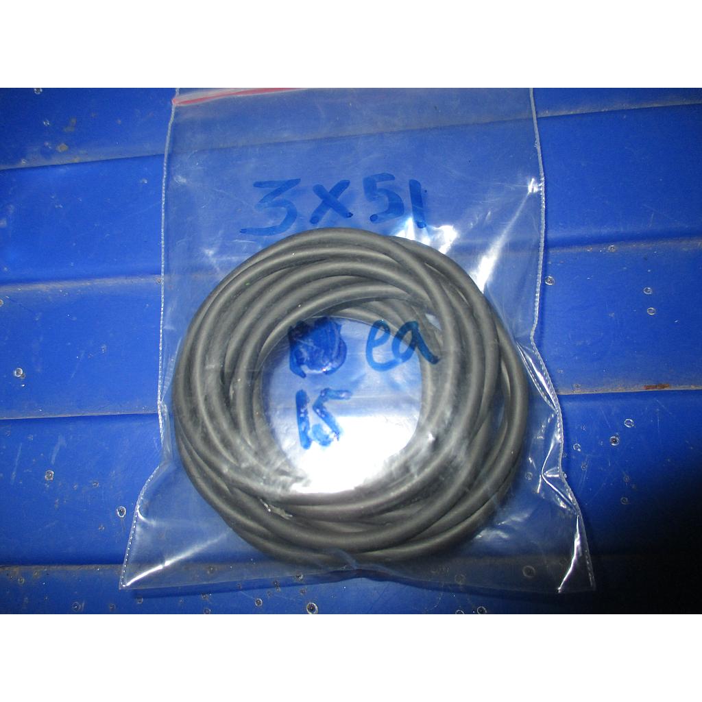 Seal O Ring Viton; Dia 3mm x 51mm 