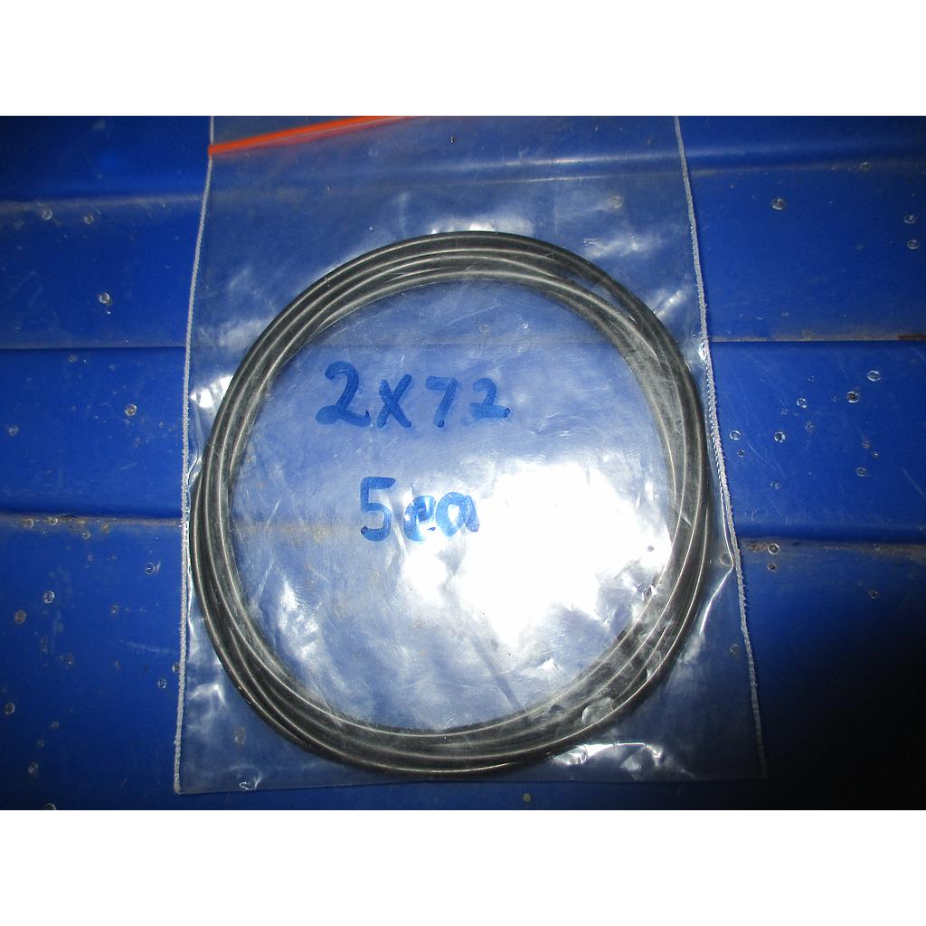 Seal O Ring Viton; Dia 2mm x 72mm