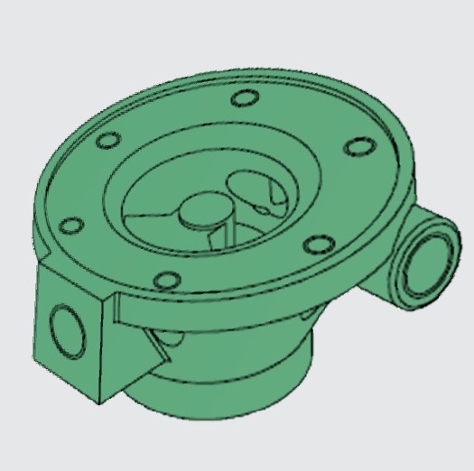 Body; CF8M SST F/. BAP 1301F 1/4&quot; NPTF CF8M 225PSIG MIP6000PSIG