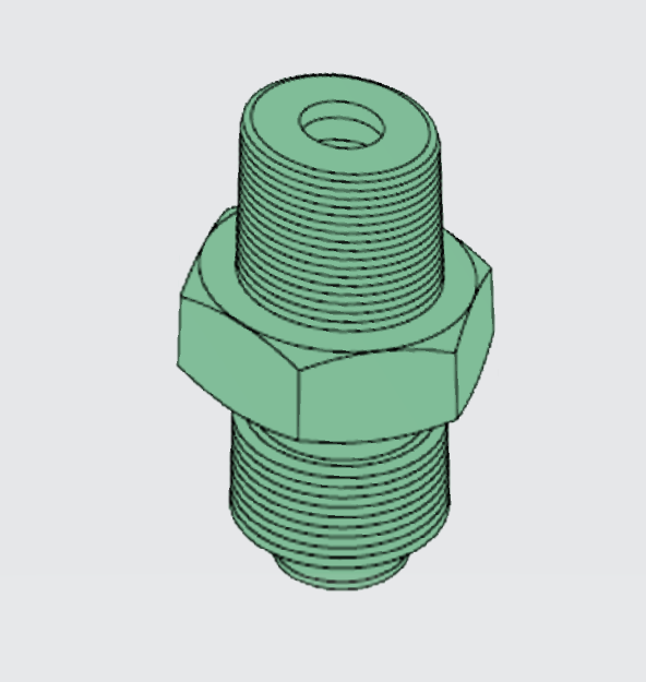 Valve Disk Assembly; PTFE F/. BAP 1301F 1/4&quot; NPTF CF8M 225PSIG MIP6000PSIG