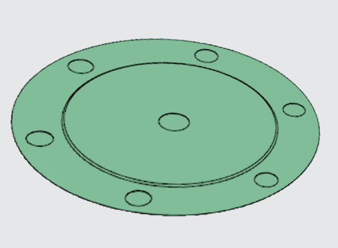 Diaphgram; MONEL K500 F/. BAP 1301F 1/4&quot; NPTF CF8M 225PSIG MIP6000PSIG