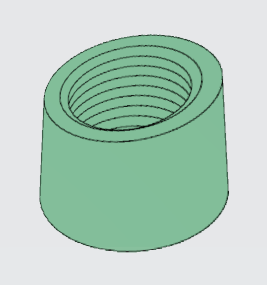 Valve Disk Collar; 304 SST F/. BAP 1301F 1/4&quot; NPTF CF8M 225PSIG MIP6000PSIG