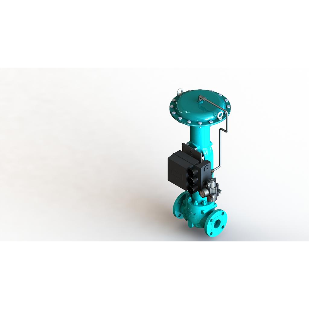 Control Valve; 2&quot; BAP ET 300#RF WCB 2-5/16&quot; Port; Travel 1-1/8&quot; BAP 657S-40