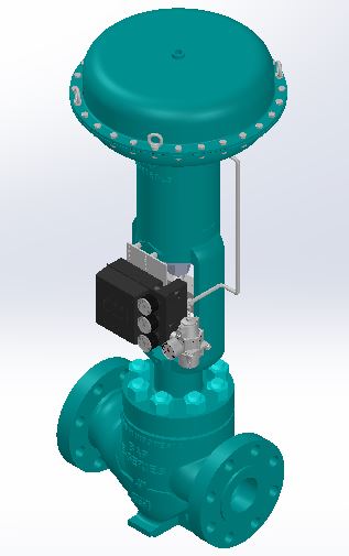 BOMITEM; 100511; Item 60; CV,1M; BAP E-SERIES [ET] 4&quot; 900#RF ASTM A216 WCB; 2-7/8&quot; Monel Approx Linear Port; 1-1/2&quot; Travel c/w. BAP 667S SZ70; FISHER; BAP 67CFRH CF8M SST Body