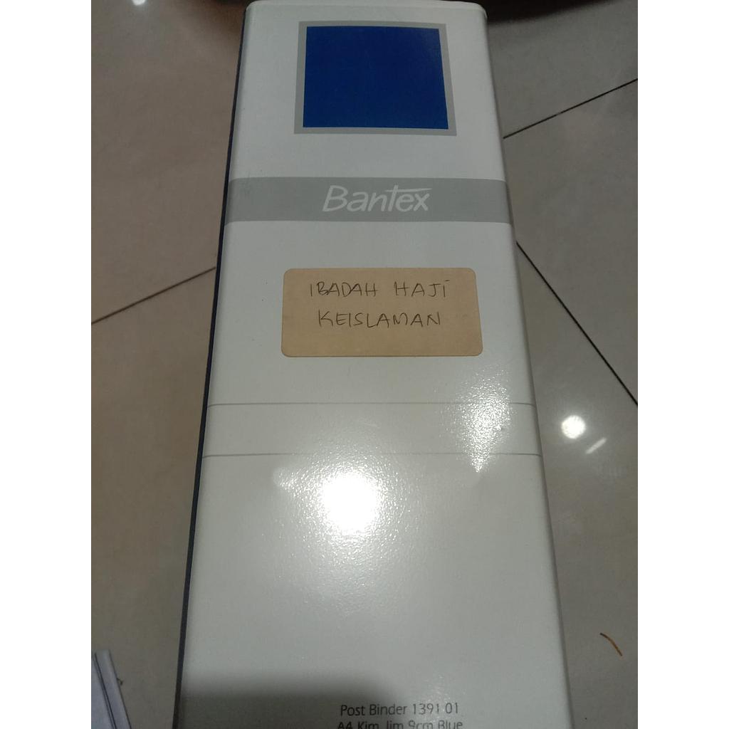 Dokumen Ibadah Haji Keislaman, Binder Warna Biru 