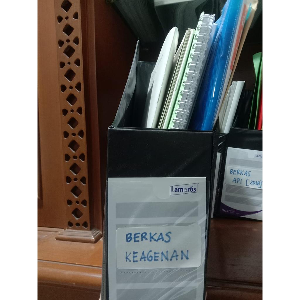 Dokumen Berkas Keangenan, Box Warna Biru