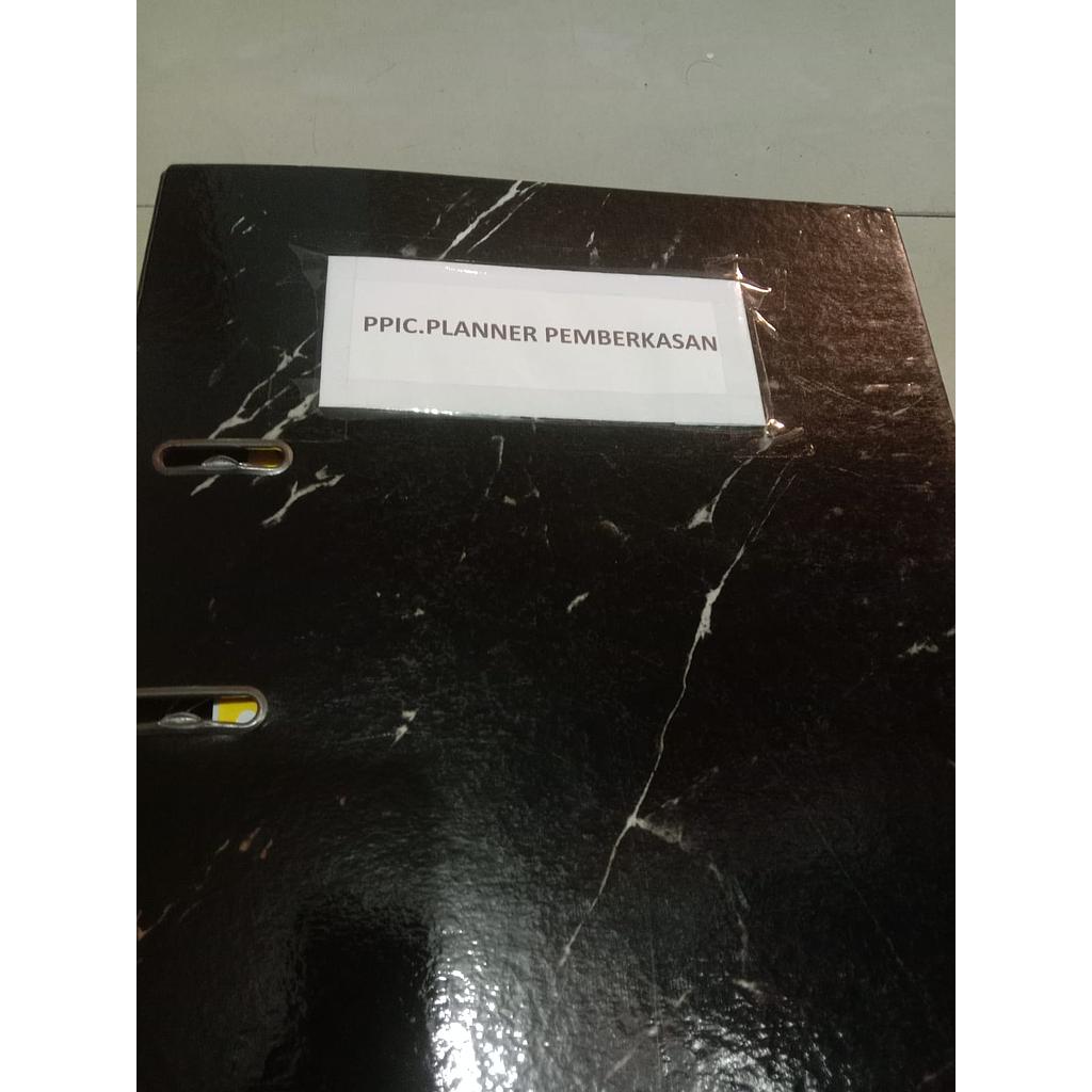 Dokumen PPIC.Planner Pemberkasan, Binder Warna Hitam 