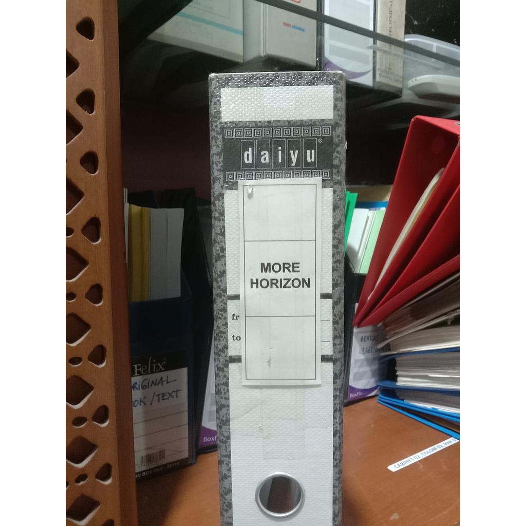 Dokumen More Horizon, Binder Warna Merah 