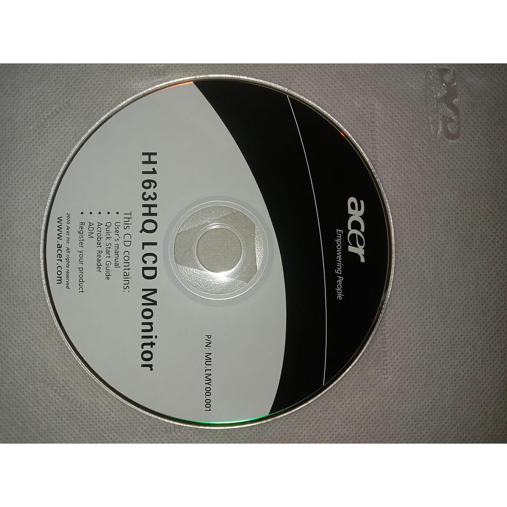 CD Acer H163HQ LCD Monitor 