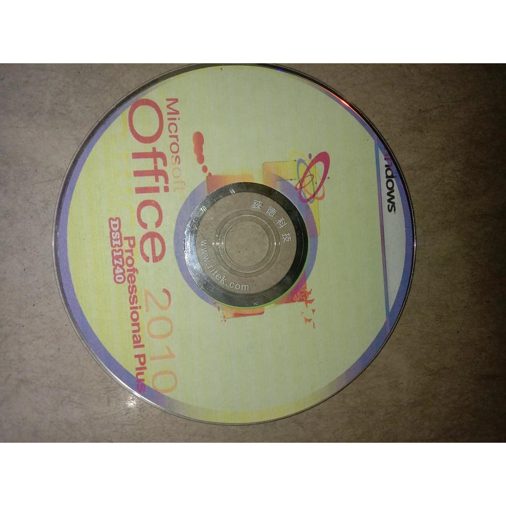 CD Microsoft Office 2010
