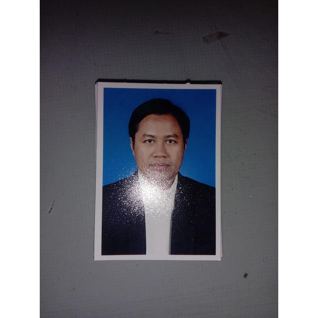 Foto Pak Baskoro Background Biru Uk. 4x6