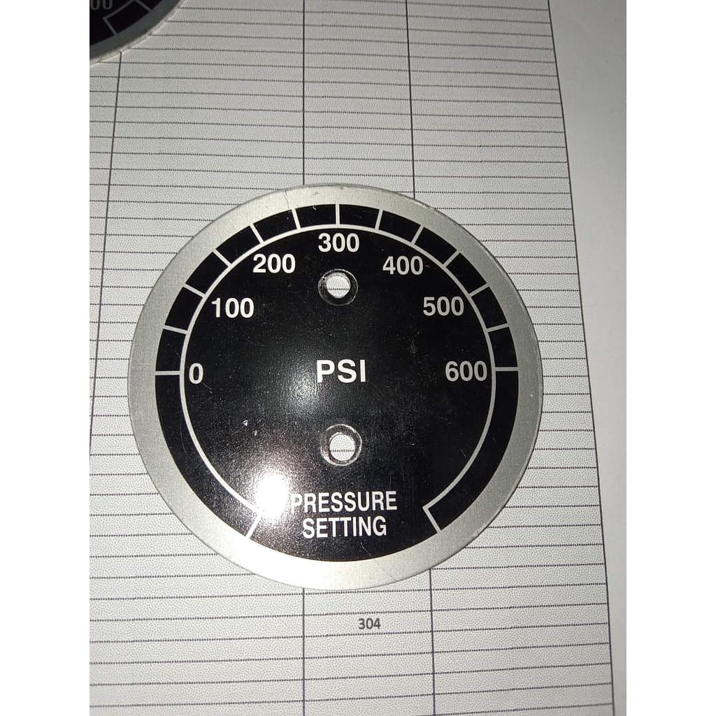 Nametag Controller, Pressure Setting 600 PSI