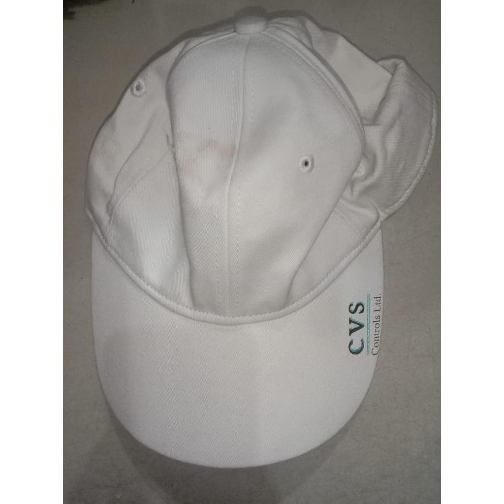 Topi CVS Control Ltd Sablon Putih 