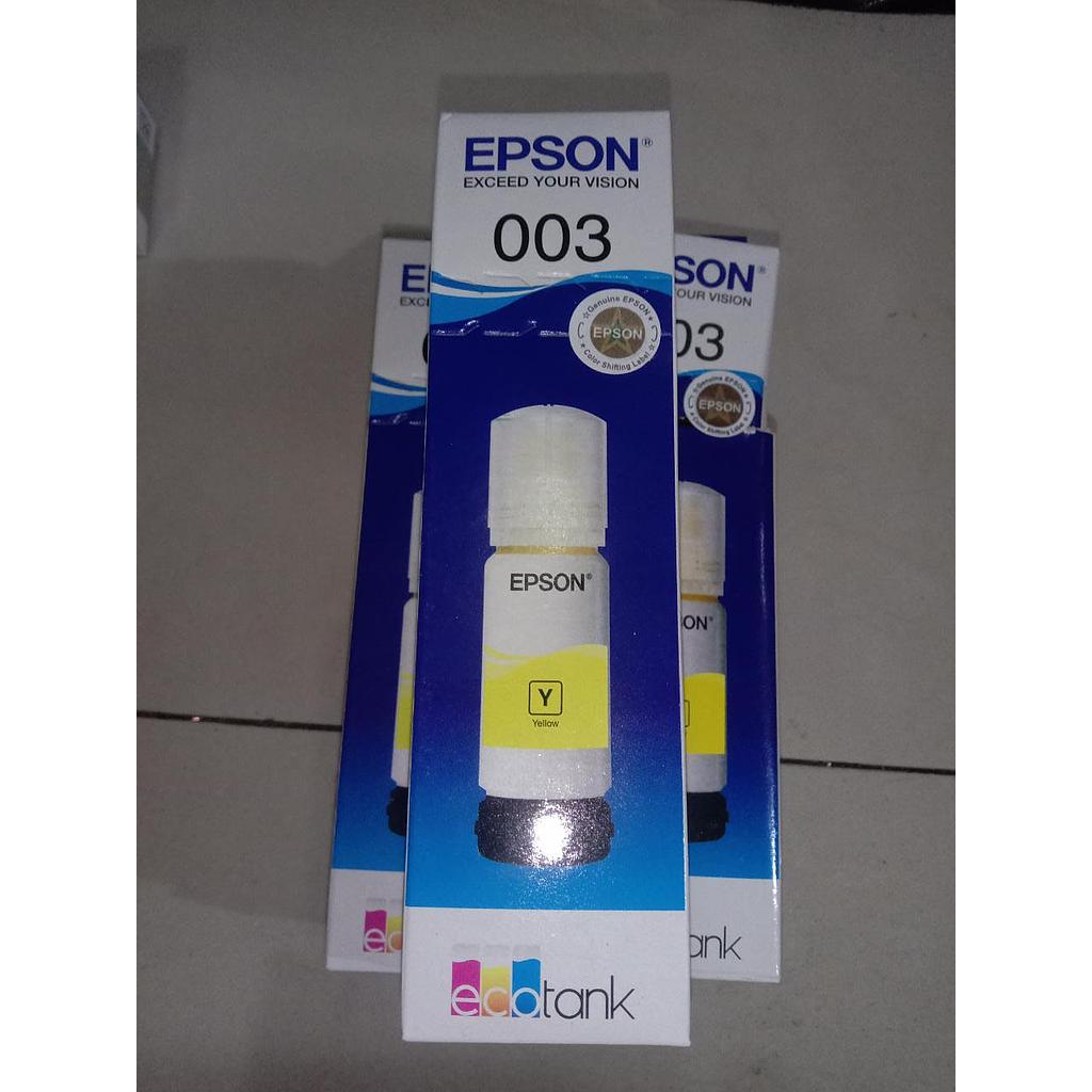 Tinta Printer Epson 003, Warna Yellow 