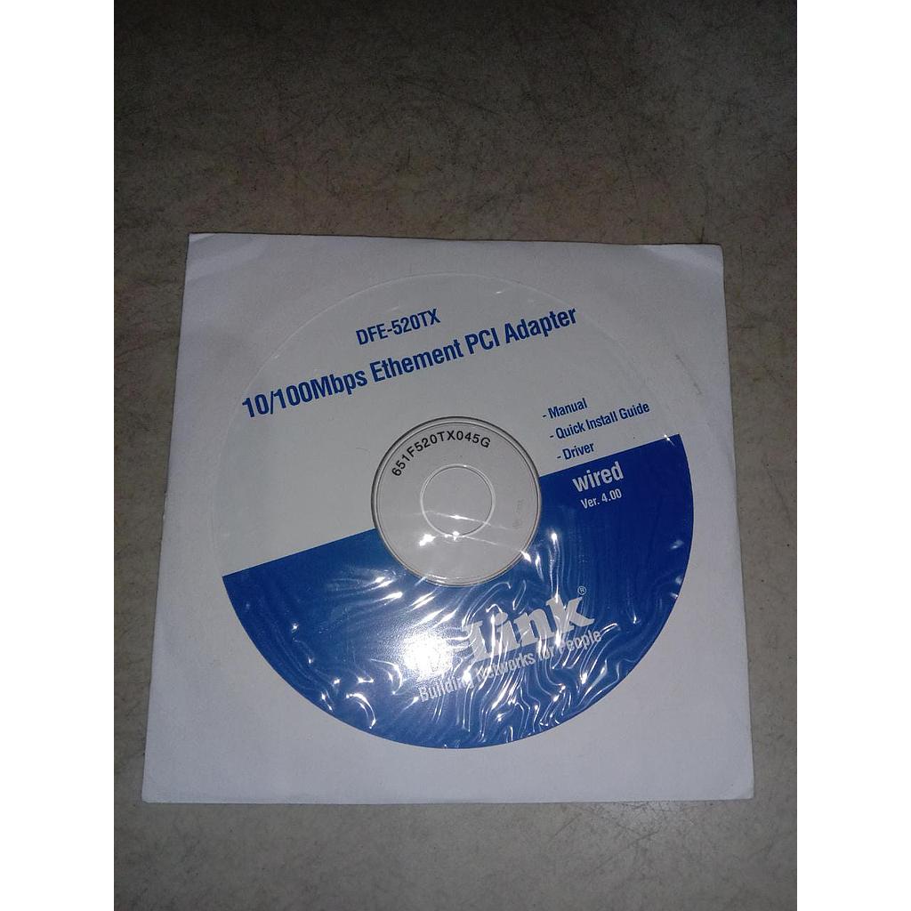 CD D-Link Wired Ver 4.00