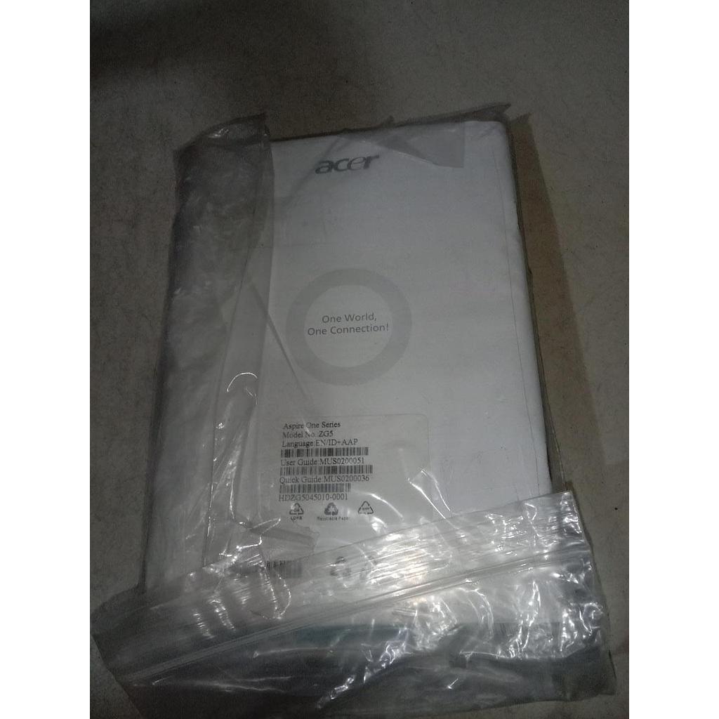 Manual Book Laptop Acer Model ZG5