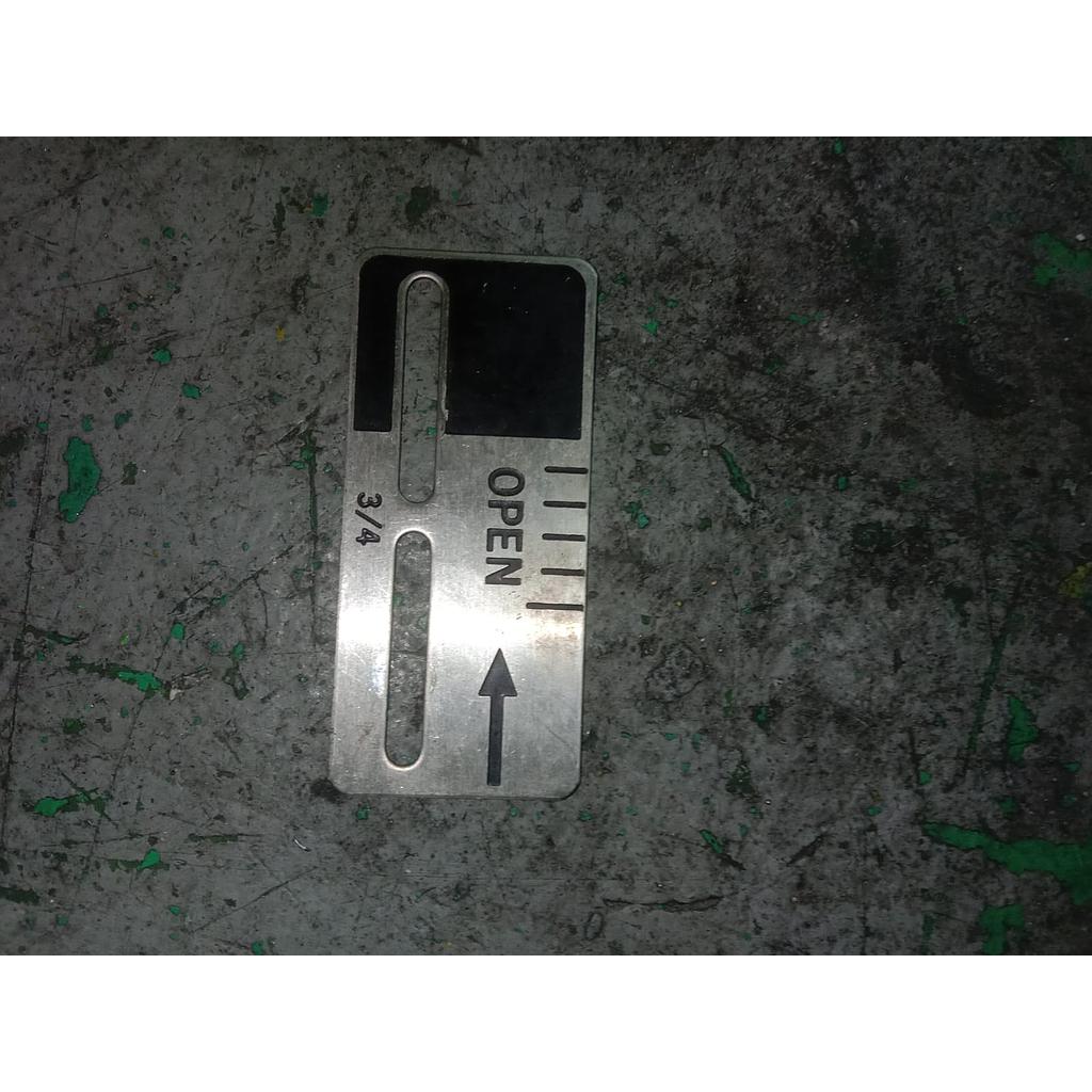 Travel Indicator Scale 3/4