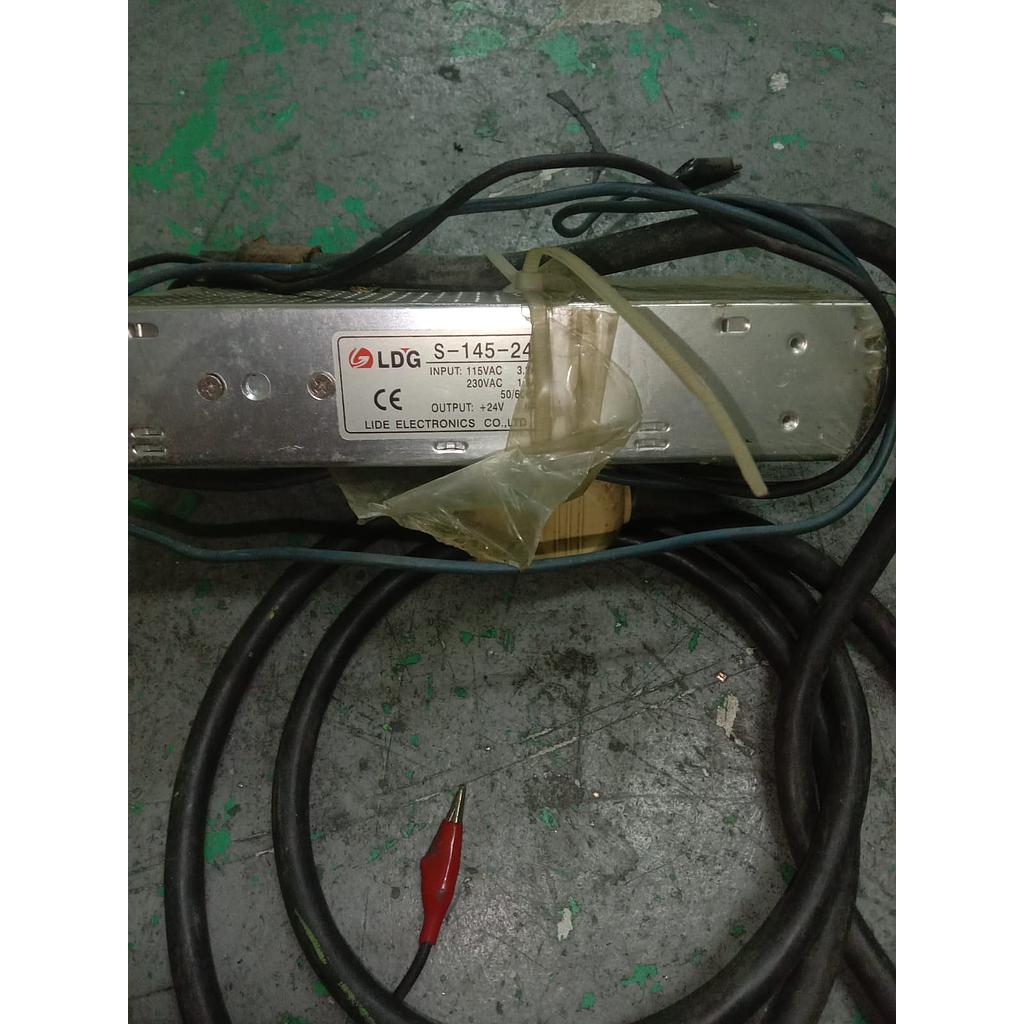 Power Supply, Model S-145-24, Output 24V, Brand LDG