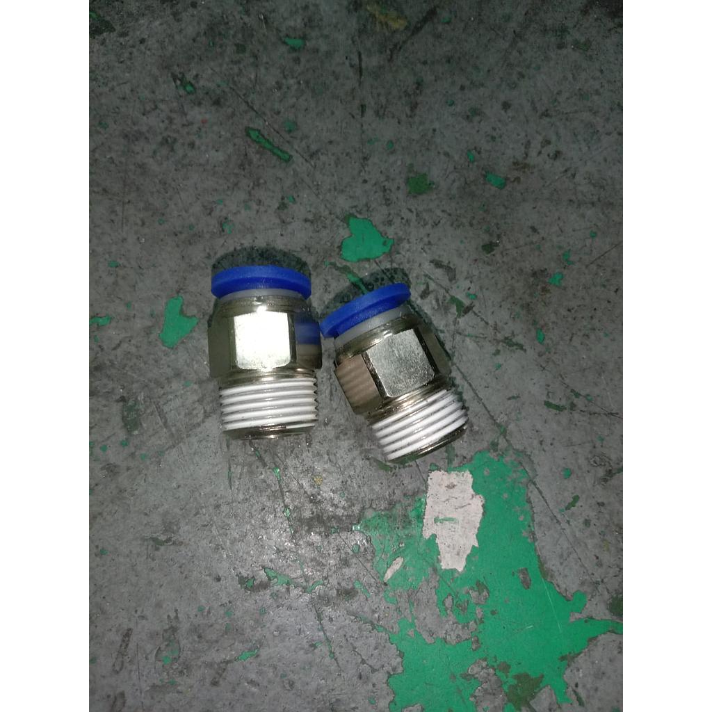 Connector Selang 3/8 NPT Male x 10mm OD  