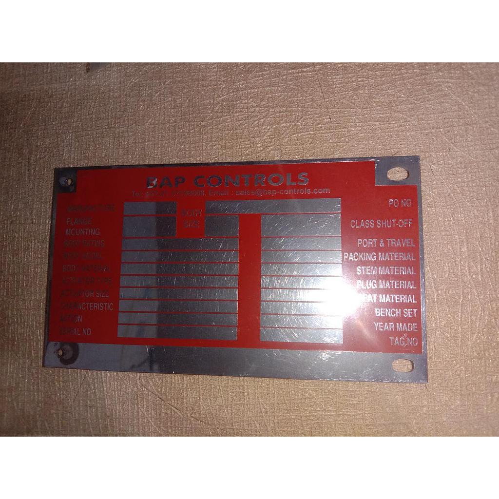 Nametag Actuator Besar