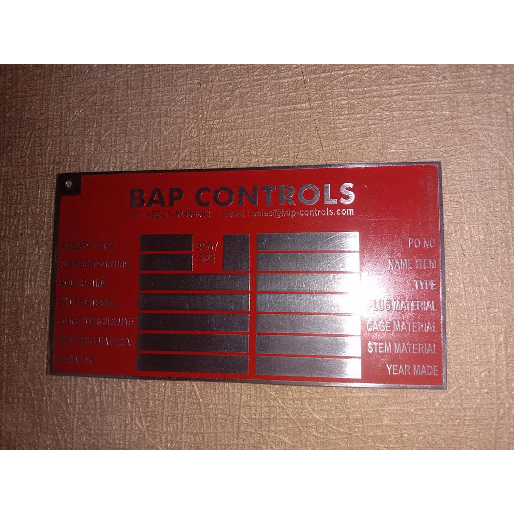 Nametag Actuator Kecil