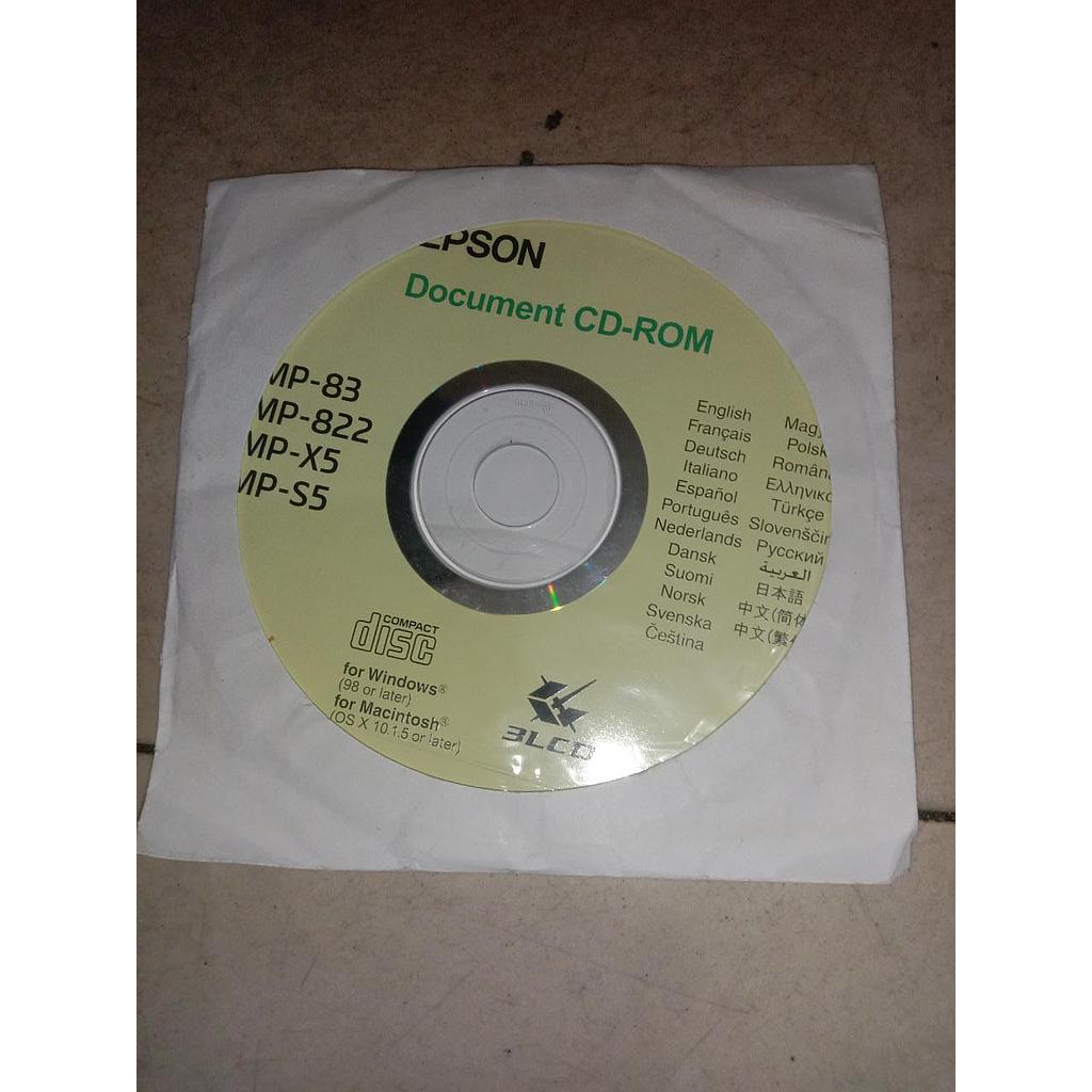CD Epson Document CD-Rom 
