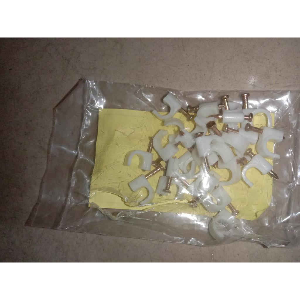 Round Cable Clips Diameter 6mm