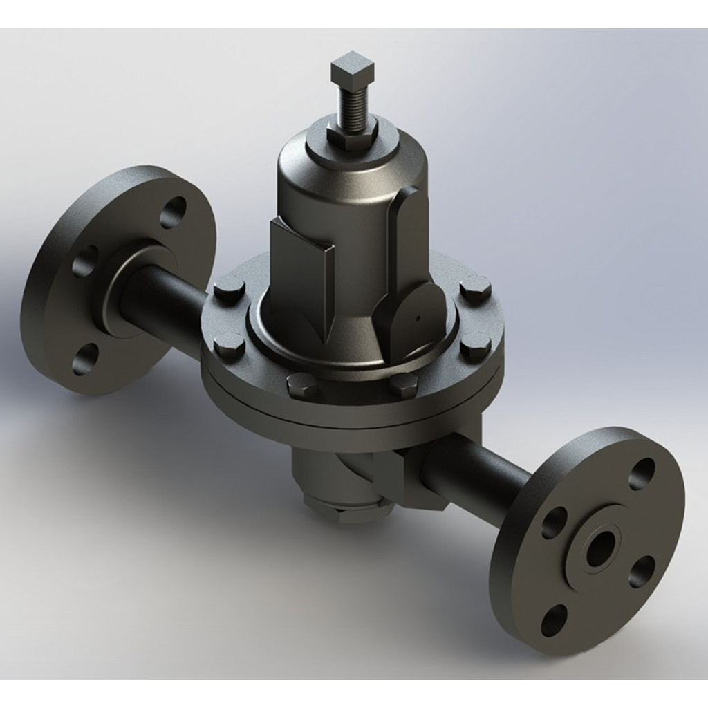 Regulator, Reducing Type; 1&quot;  300#RF CF8M BAP RA95; 316SST Port; 70-150 Psig Range
